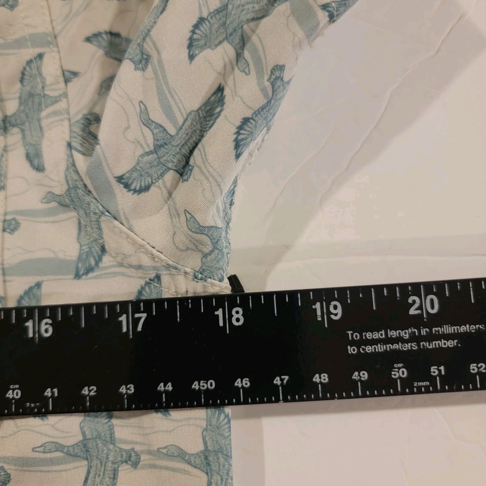 Burlebo Button Shirt Mens Small Lot Of 2 All Over Print Prairie Dog Birds Outdoo - Picture 4 of 9